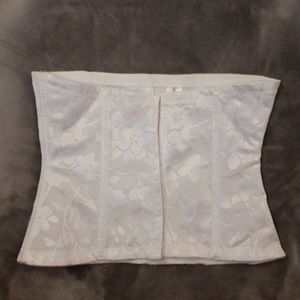 Frederick's of Hollywood White Waist Cincher